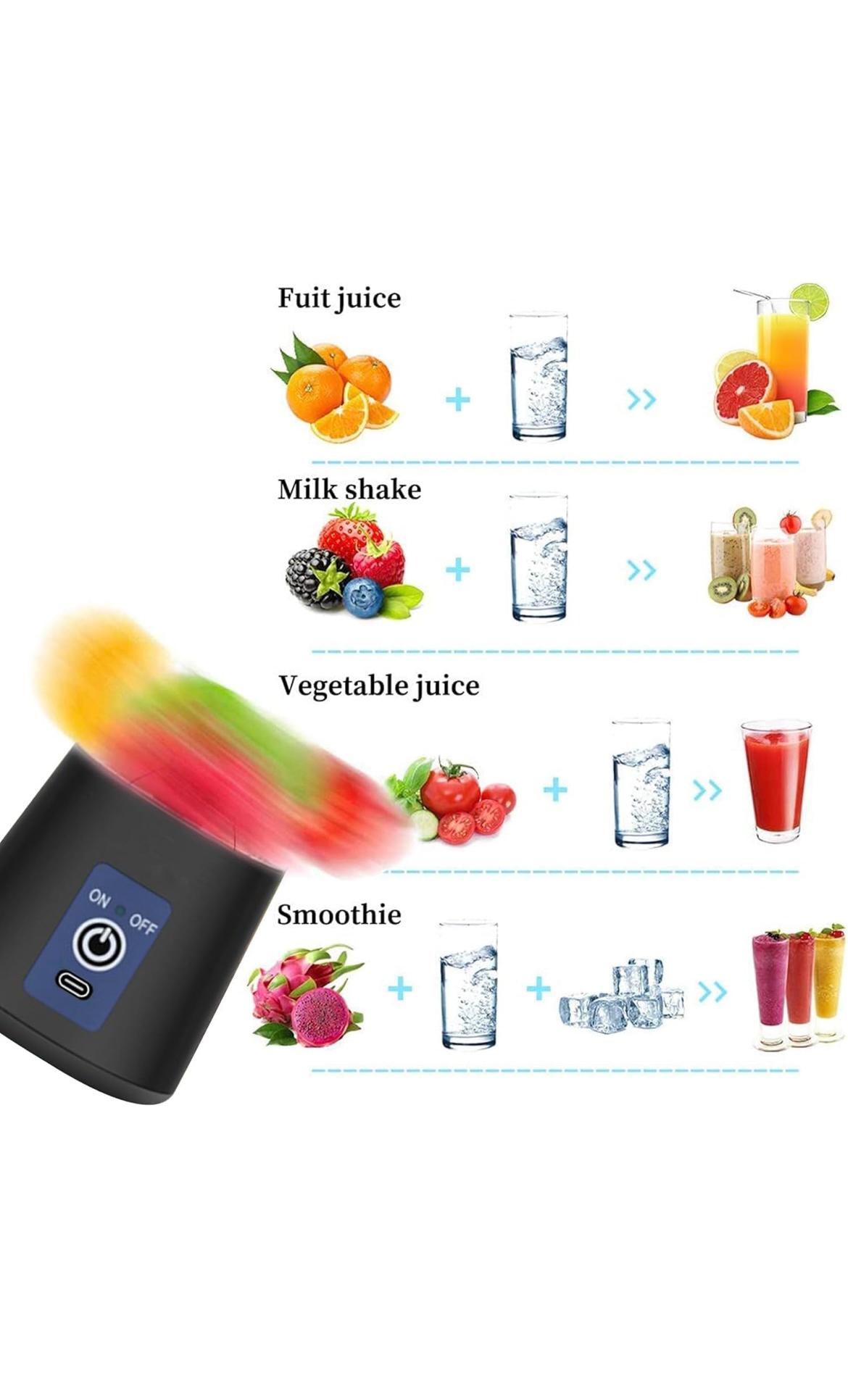 BlendLife Portable Blender For Juices, Shakes,230watt & 4000mah Battery, 500ml Inbuilt Jar 240 W Juicer Mixer Grinder  (Plus | 1 Jar | Mint)